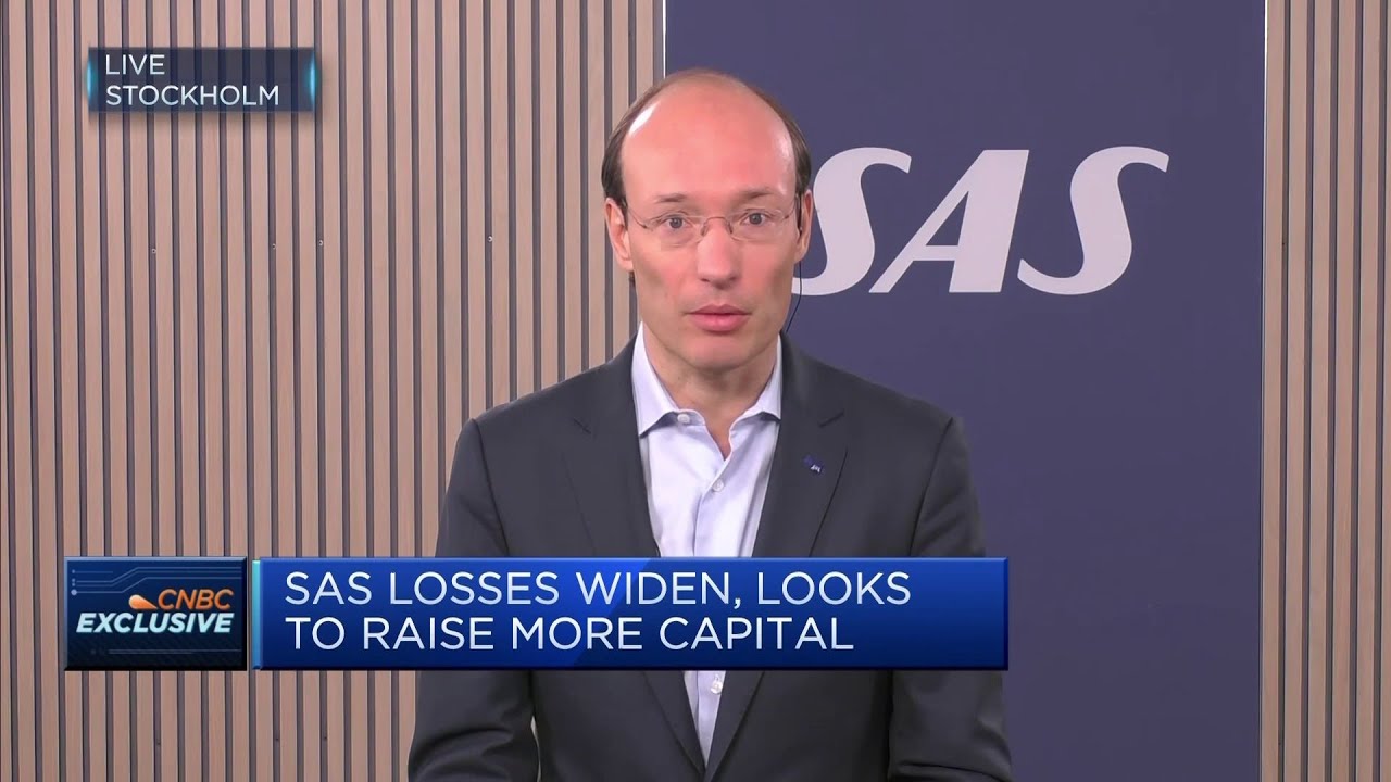 SAS CEO: Will take 'number of years' to return to pre-pandemic passenger levels