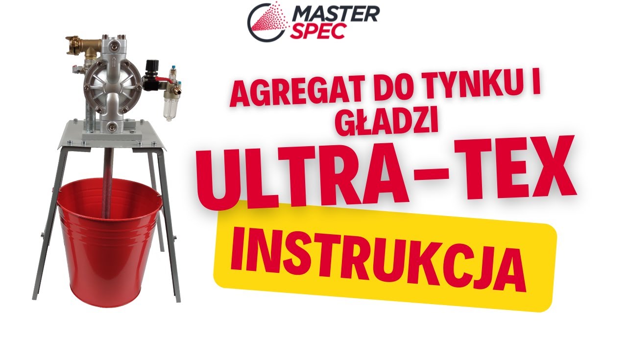 Agregat tynkarski Ultra-Tex, nakładanie baranka, tynk elewacyjny silikonowy - instrukcja