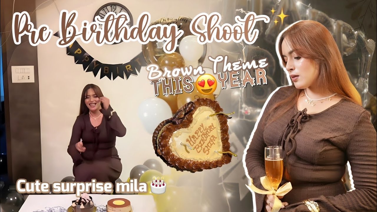 Pre Birthday Shoot😍| They Surprised Me👌| A Chaotic Day In My Life| Shifa Memon #birthday #vlog 