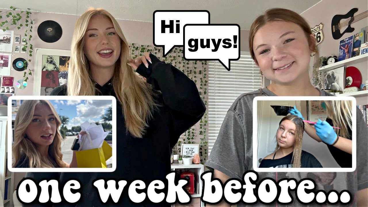 one week before school vlog