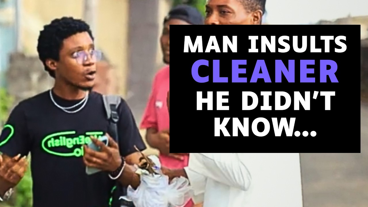 Man Insults CLEANER, But He Didn't Know That... | @drasestudios