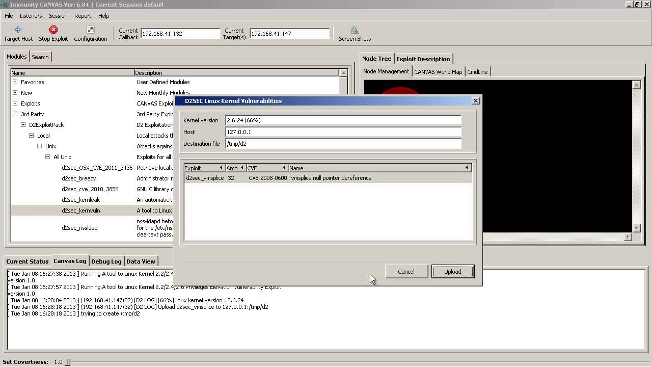 D2 Exploitation Pack - Automatic linux kernel local root exploitation