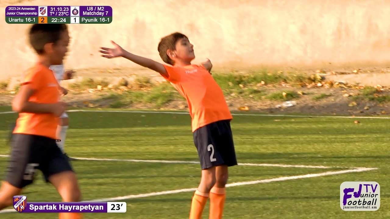 Urartu 16-1 (3-1) Pyunik 16-1 (31.10.23) 2023-24 AJC U8/M2, Matchday 7