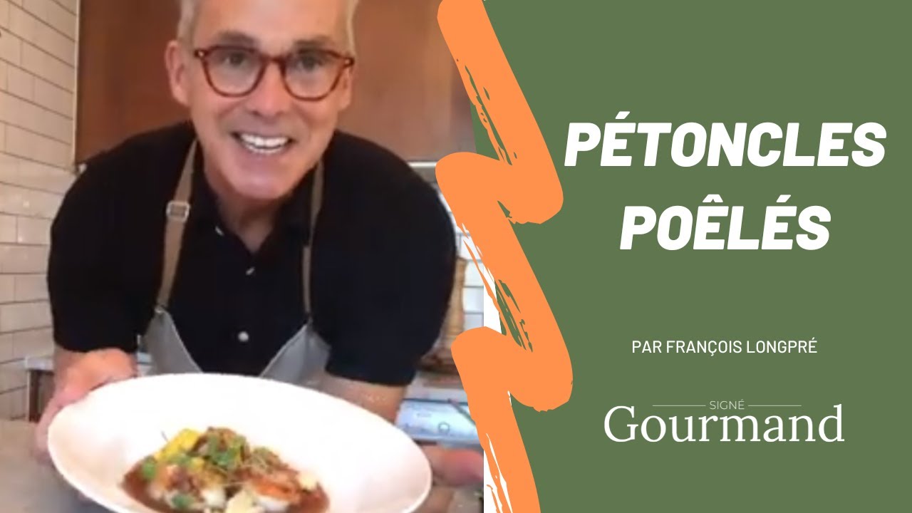 RECETTE DE PÉTONCLES POÊLÉS, LARDONS ET MARMELADE DE COINGS