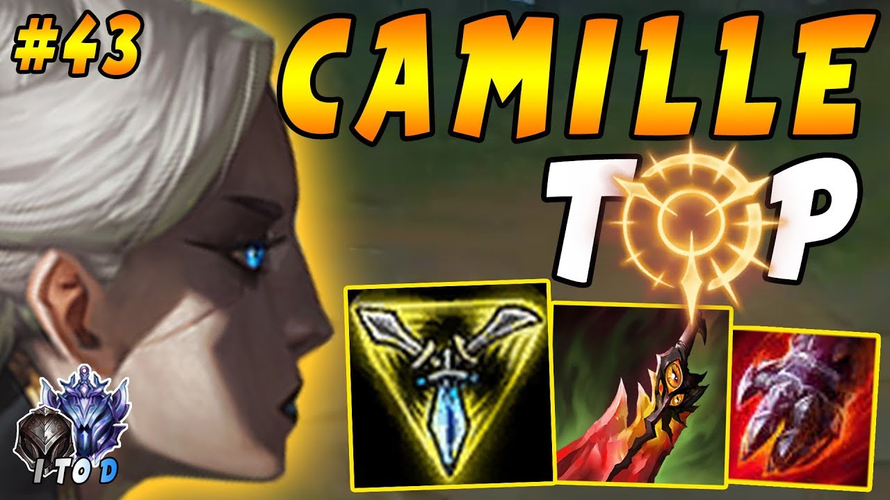 Press the Attack Camille Top with Shield Bash + TriForce + Sterak's Gage | Iron IV to Diamond Ep #43