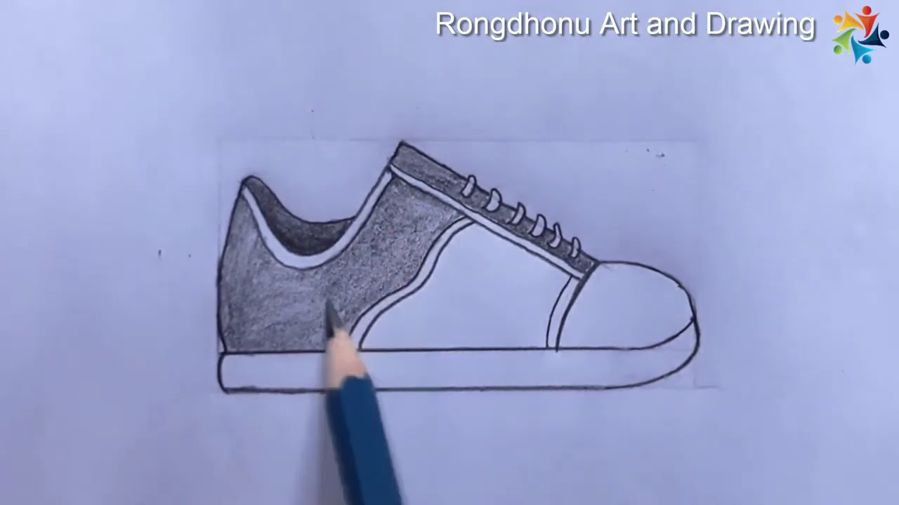 How to Draw a Shoe | Really Easy Drawing Tutorial | Step by Step