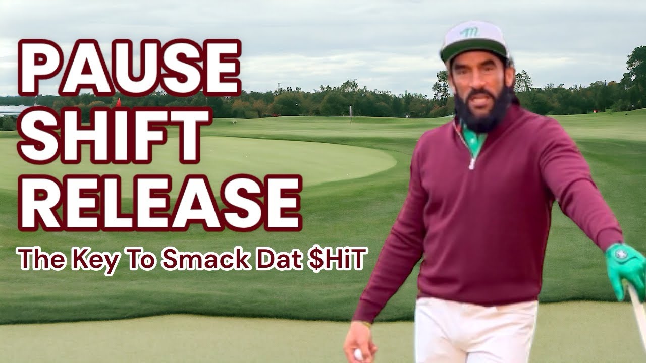 Pause, Shift, Release. The key to hitting the golf ball
