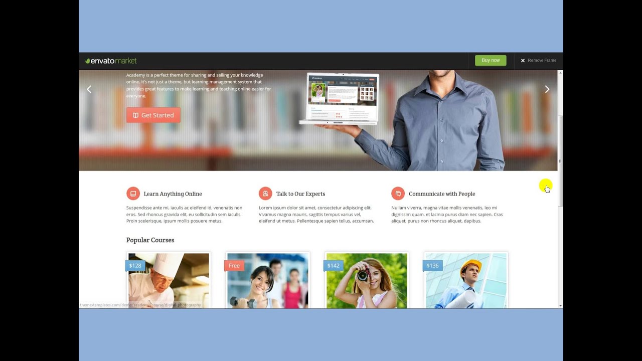 Academy   Learning Management Theme