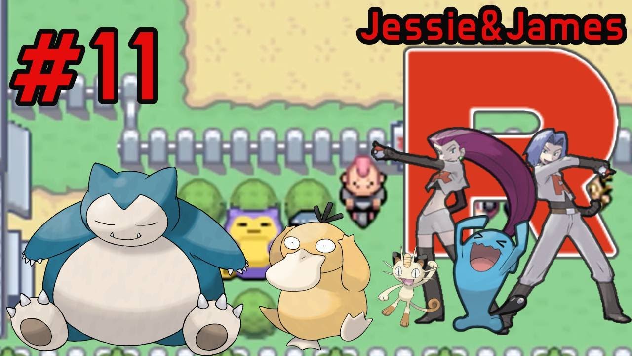 Snorlax y la Pokéflauta! Pokémon TR Jessie&James! #11 - Ruta 7!