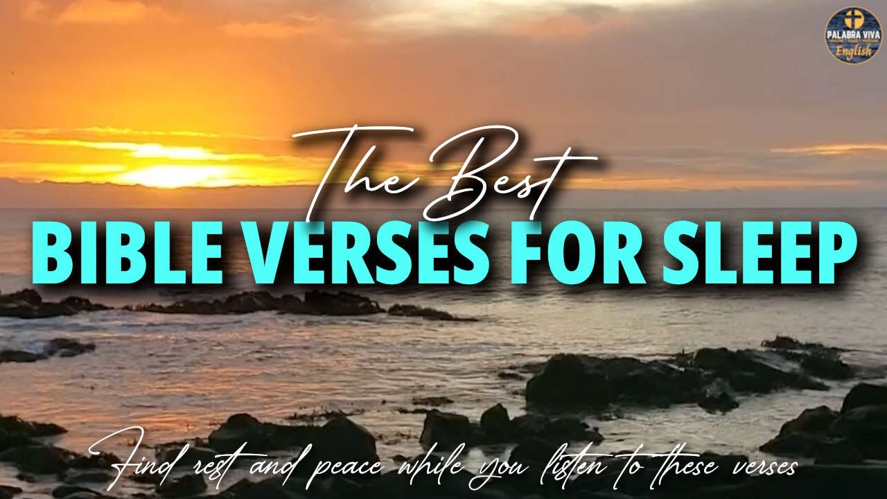 Sleep with God's Word | Ocean waves | Psalms and More | Bible Reading for Sleep