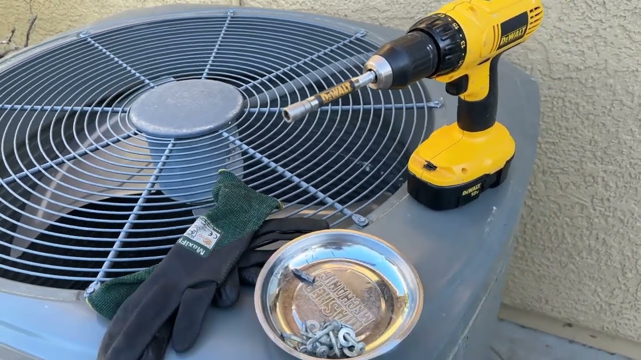 TRANE A/C Unit Panel Removal and Coil Cleaning - MUST WATCH!
