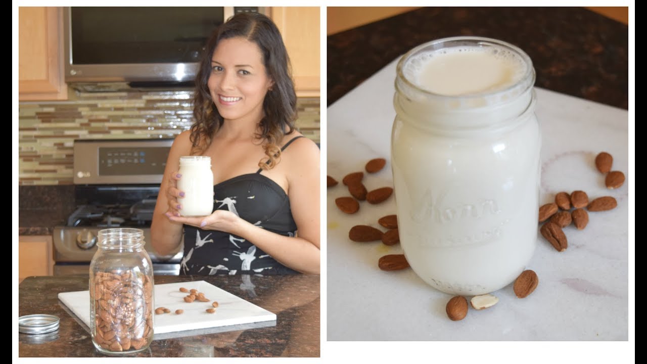 COMO HACER LECHE DE ALMENDRAS FACIL Y SALUDABLE