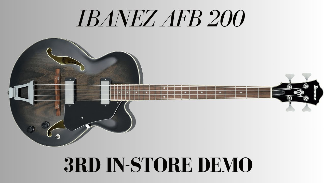 Another Trip To Sam Ash Atlanta and A 3rd Look At Ibanez AFB200