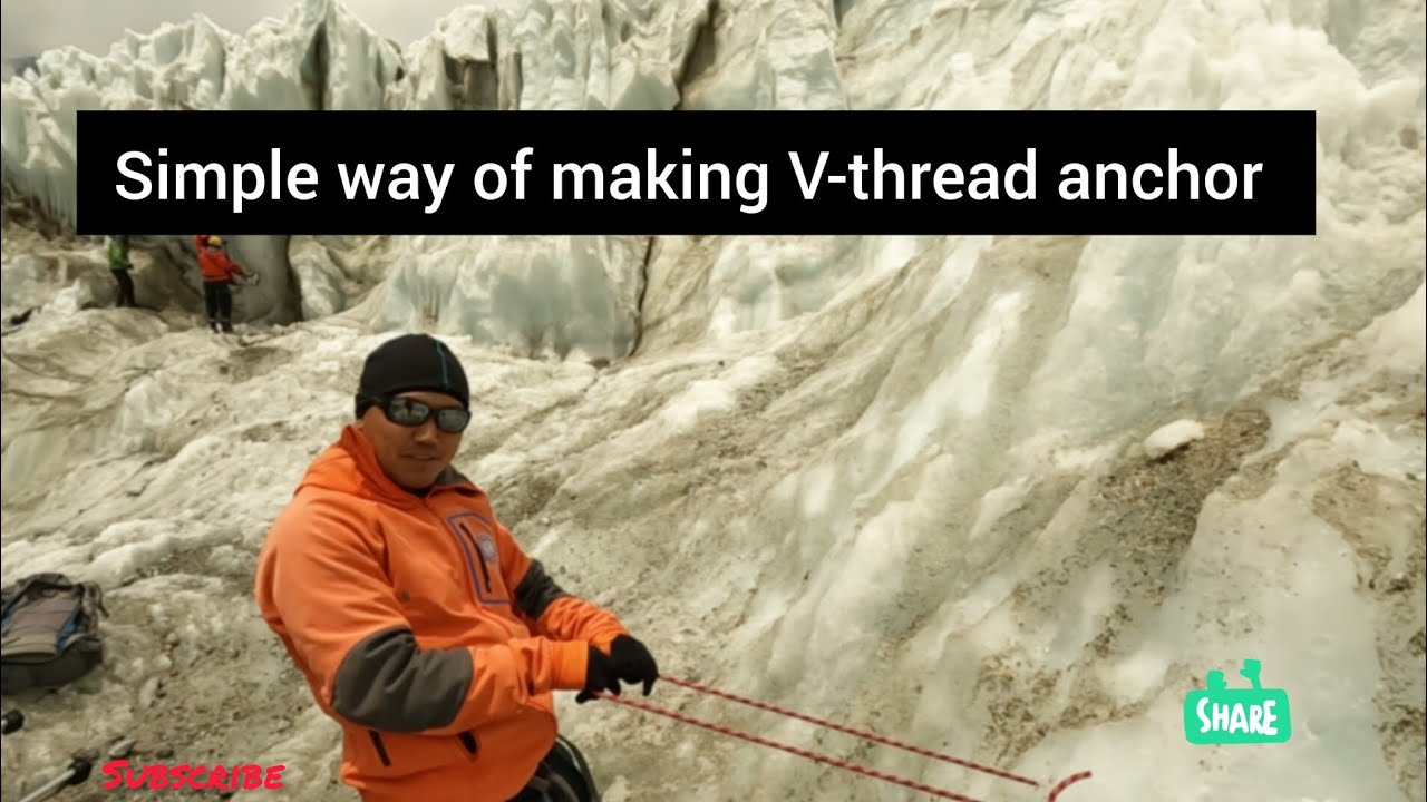 how to make a V-thread anchor| anchor base| ice anchor| piton