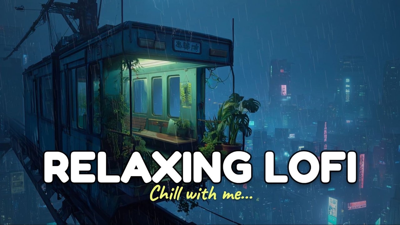Electric Train Rising ☔ | Electric / Lofi / Music 🌧️ Motion | Relaxing Haven Focus Tones