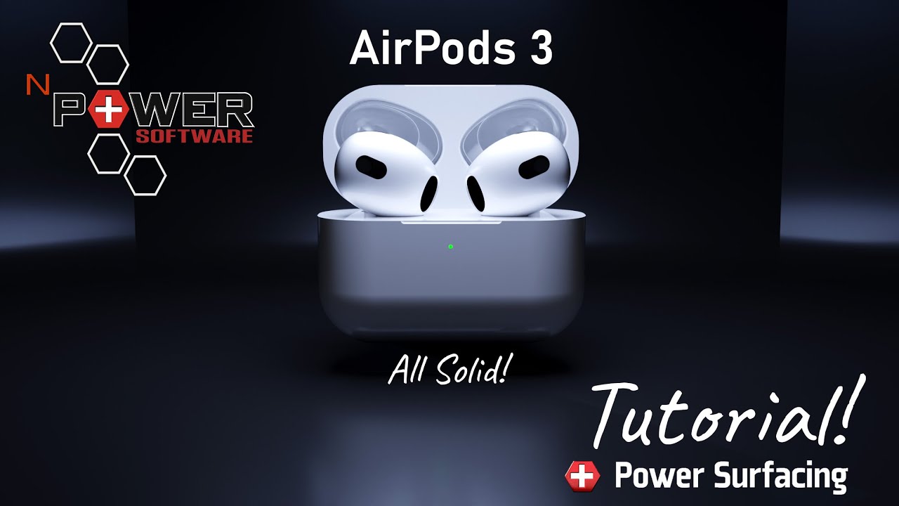 Advanced Surfacing - Modeling AirPods 3 | SOLIDWORKS