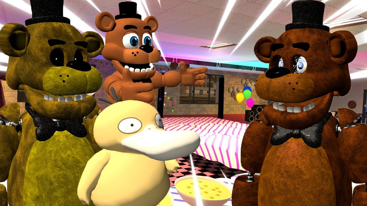 Фредди и друзья возвращаются в пиццерию! (GMOD FNAF)