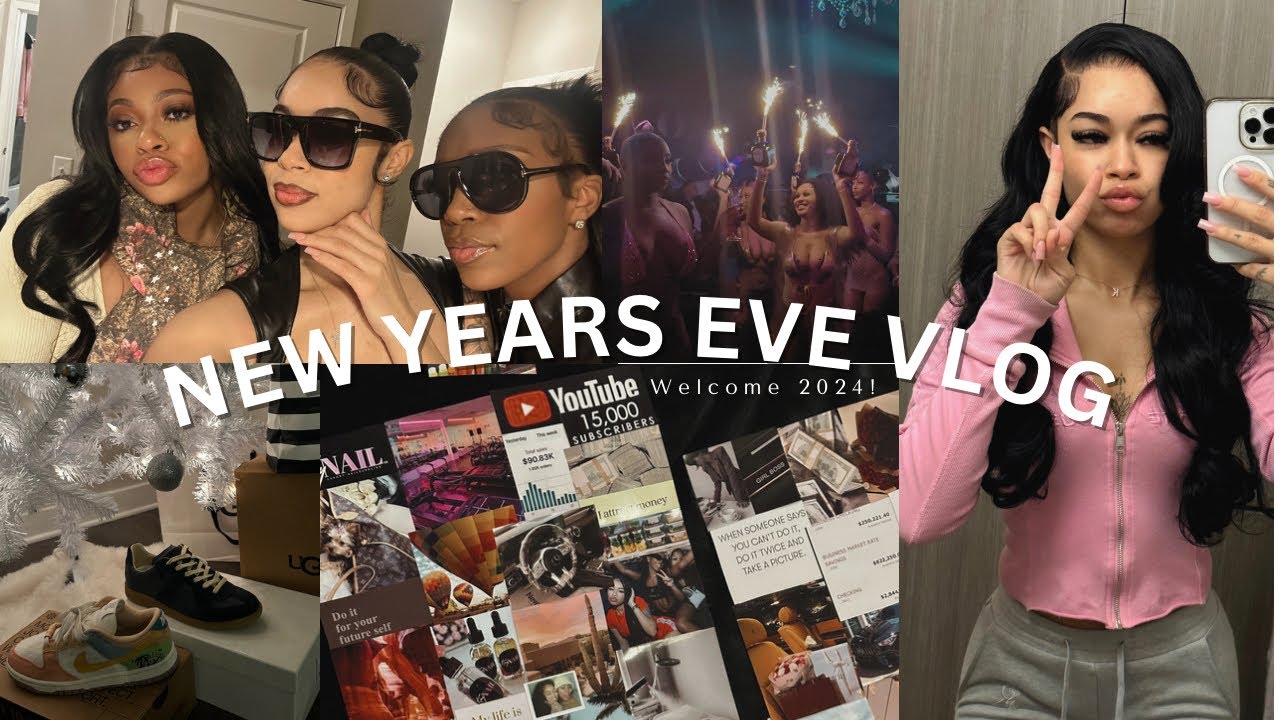 VLOG | LIT NYE | Вечеринка Vision Board 2024 | +Что мне подарили на Рождество