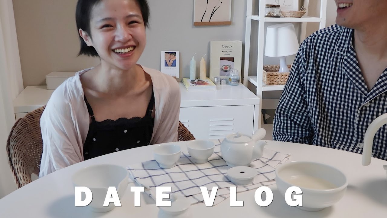 (eng)커플 브이로그_머리가 조금 자랐어요🥞(다도/밤조림/한남동/피자 해먹기/절약하기)