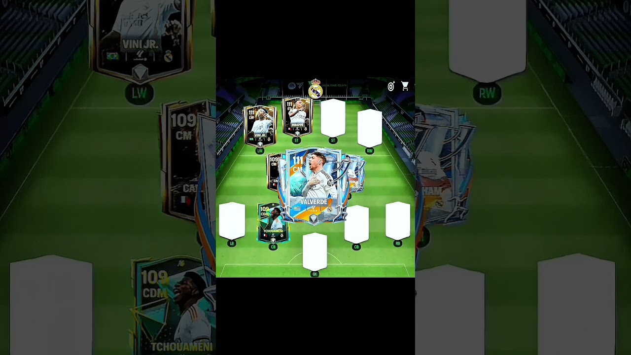 Real Madrid Best XI in FC Mobile 26🖤🤍#eafc25 #fifa #eafc24 #fcmobile #fifamobile