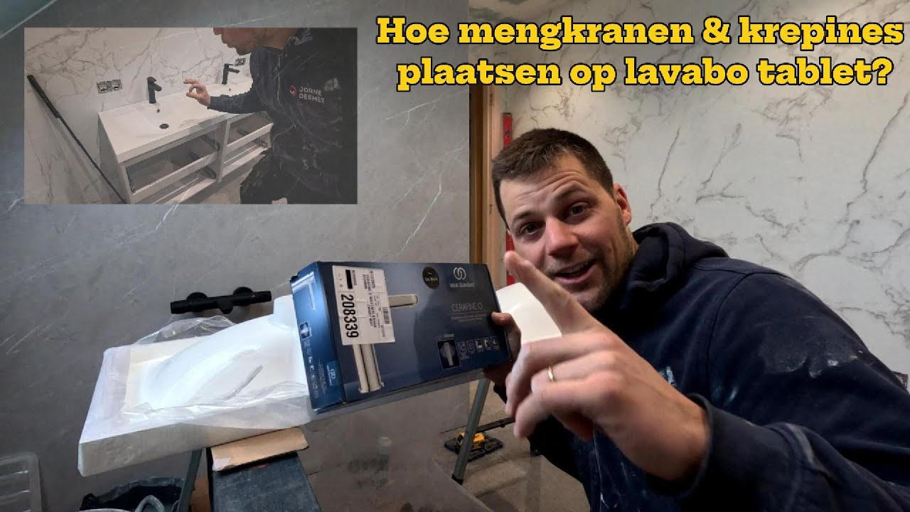 👌 Hoe Mengkranen lavabo tablet plaatsen in je badkamer?