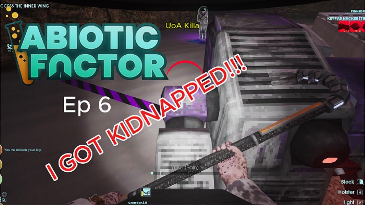 the robot took me!! abiotic factor ep 6
