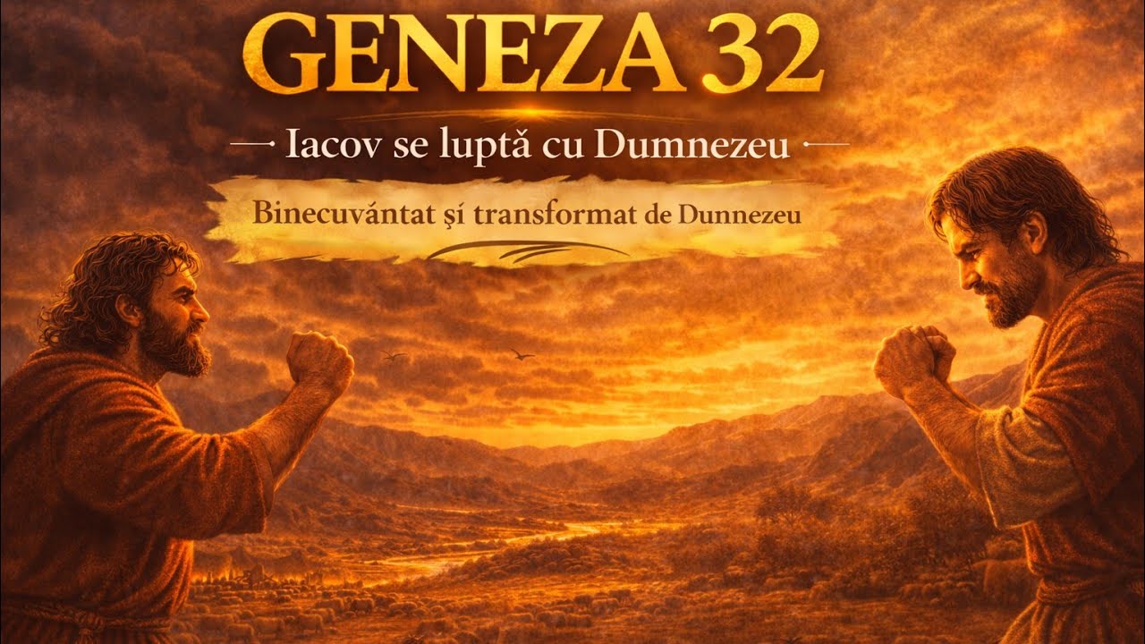 Geneza 32 - Lui Iacov îi este frica de Esau 🥺 , se roagă 🙏 , iar Dumnezeu vine sa se lupte cu el 🤼 