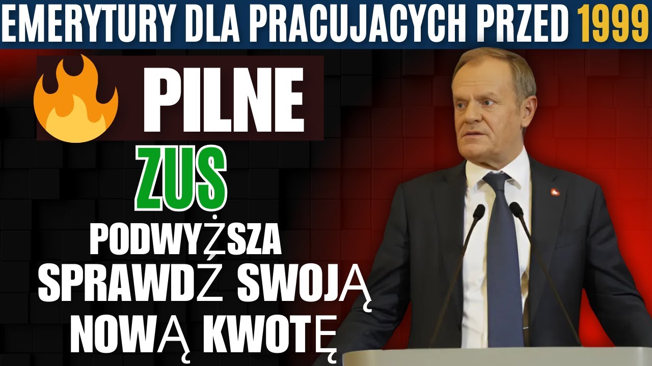 🔥 PILNE! ZUS PODWYŻSZA EMERYTURY dla PRACUJĄCYCH przed 1999 r. – SPRAWDŹ SWOJĄ NOWĄ KWOTĘ!