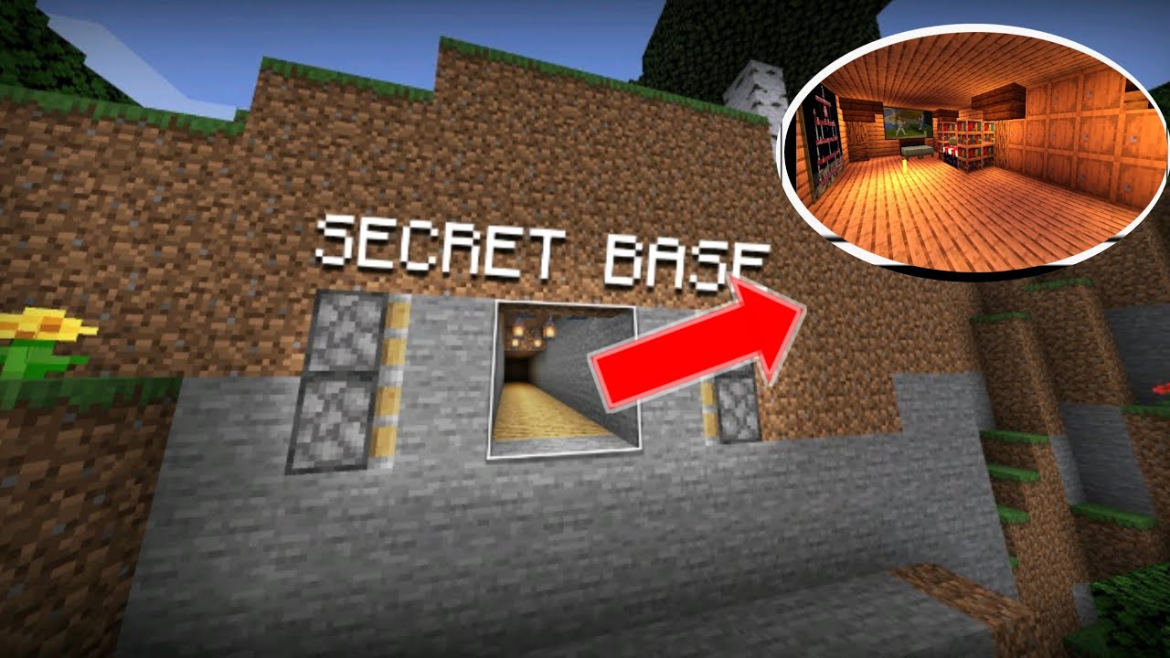 Hidden Mountain Base in Minecraft | Secret House Build 
