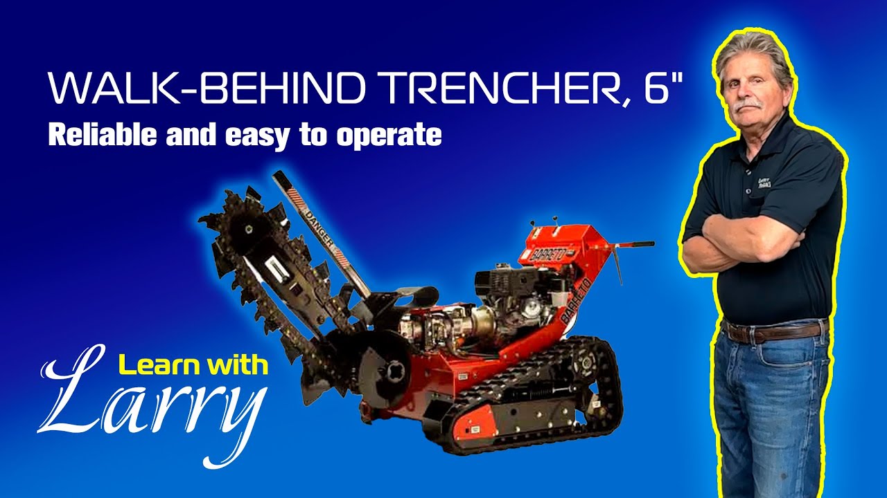 6-inch Trencher (On Tracks) | Heavy-Duty Trenching for Utilities & Landscaping