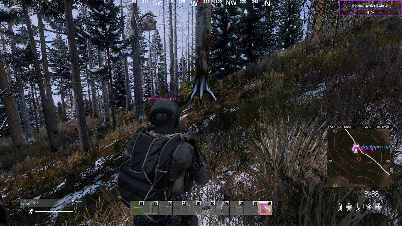 DAYZ D  В ПОИСКАХ МАНДАРИНОК ПОПАЛИ НА РЫБАЛКУ