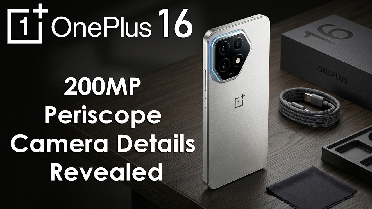 OnePlus 16 200MP Periscope Camera Sensor Details Revealed, They&rsquo;re Going All In