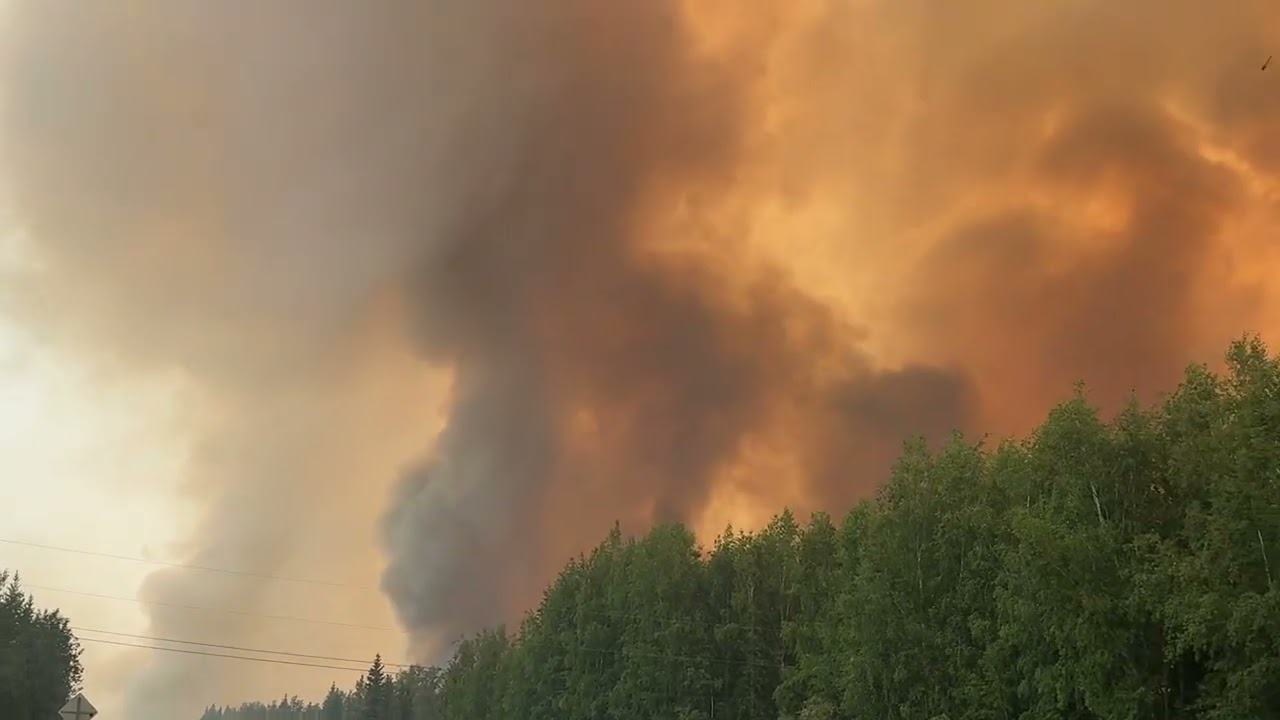 Wildfire on Parks highway - Bonanza Creek Fire