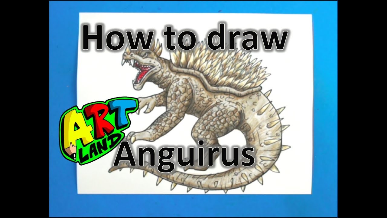 How to draw Anguirus