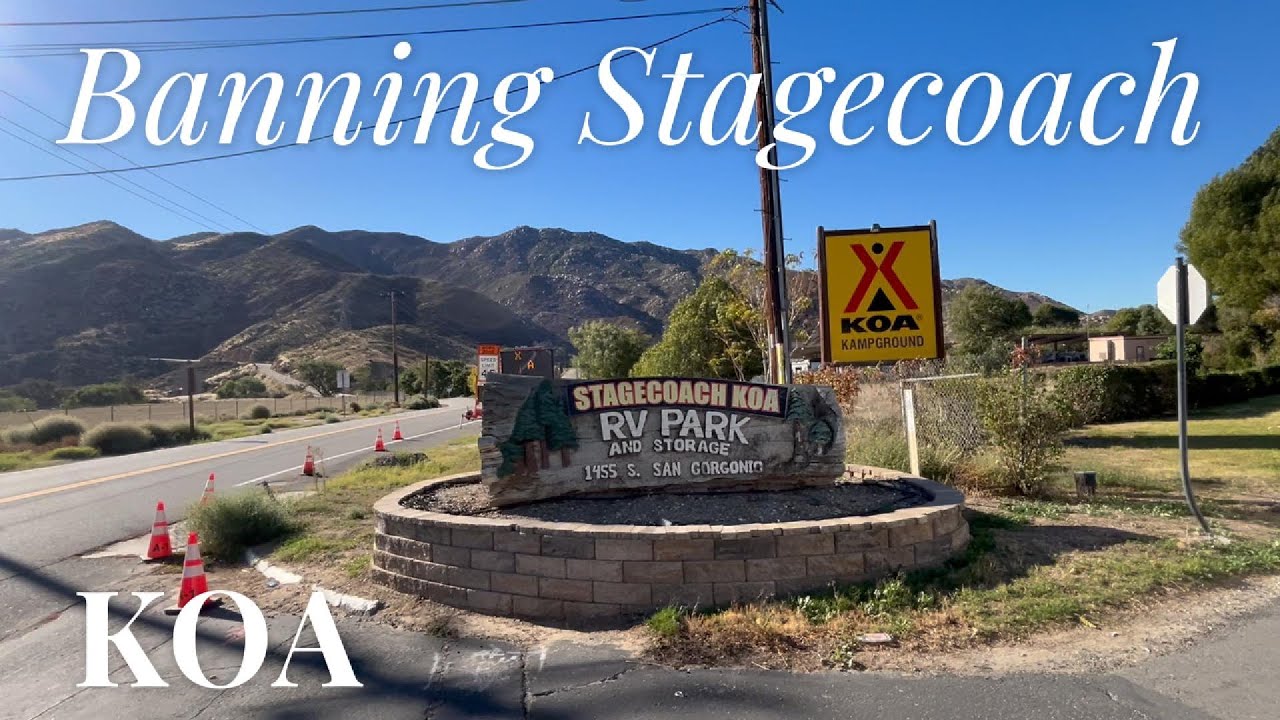 Banning KOA TRUTH: Stagecoach Review | Closed Pool, Perimeter Security Fail & High Permanent Campers
