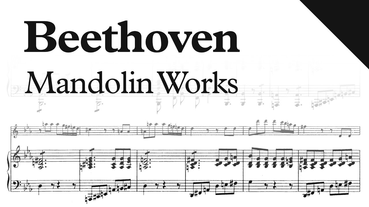 Beethoven - Mandolin Works, WoO. 43-44 (Sheet Music)