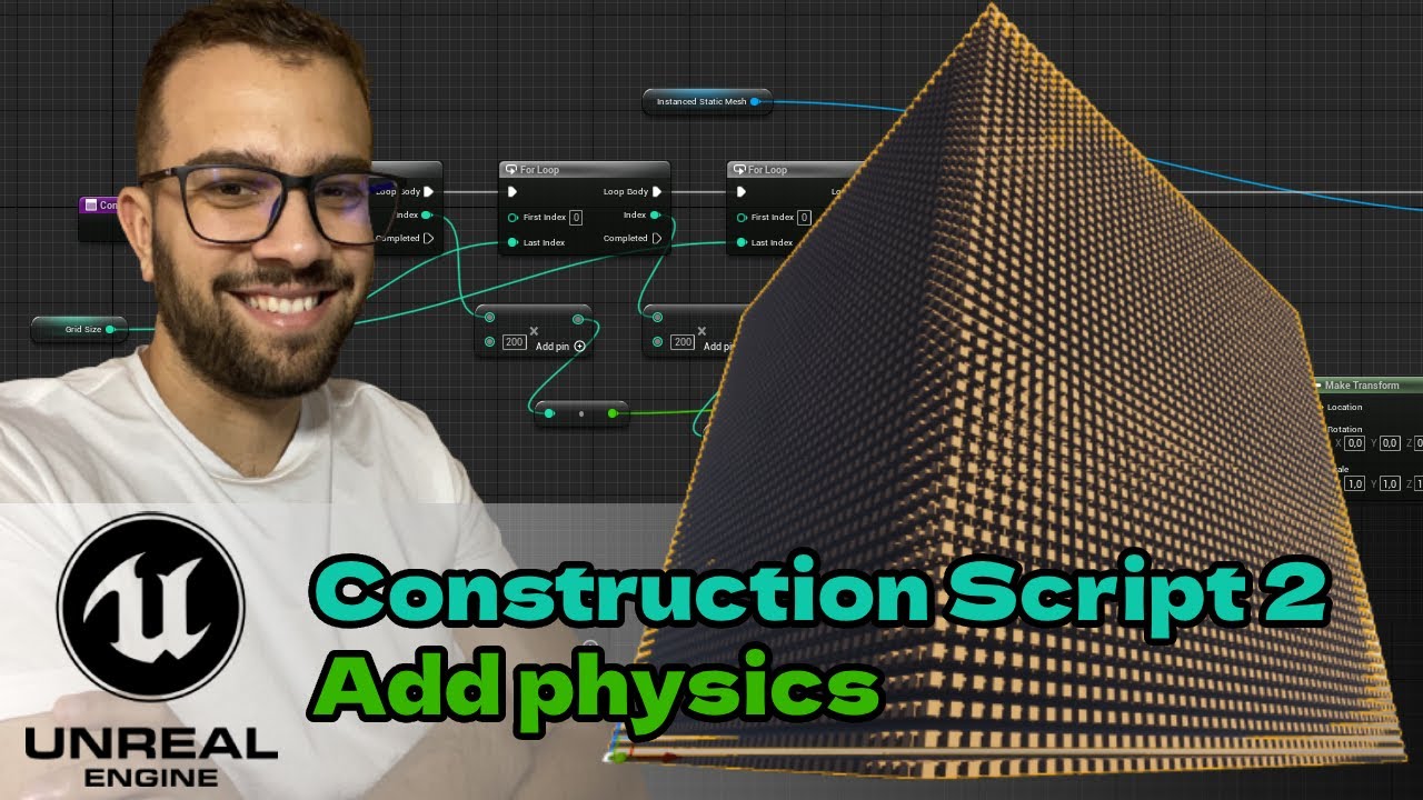 Unreal Engine 5.1 | Construction Script - Add Physics!