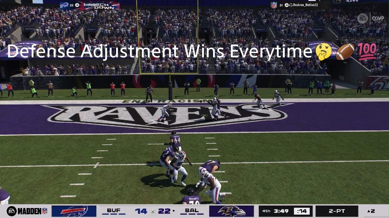 Defense Adjustment Wins Everytime 🤔🏈💯