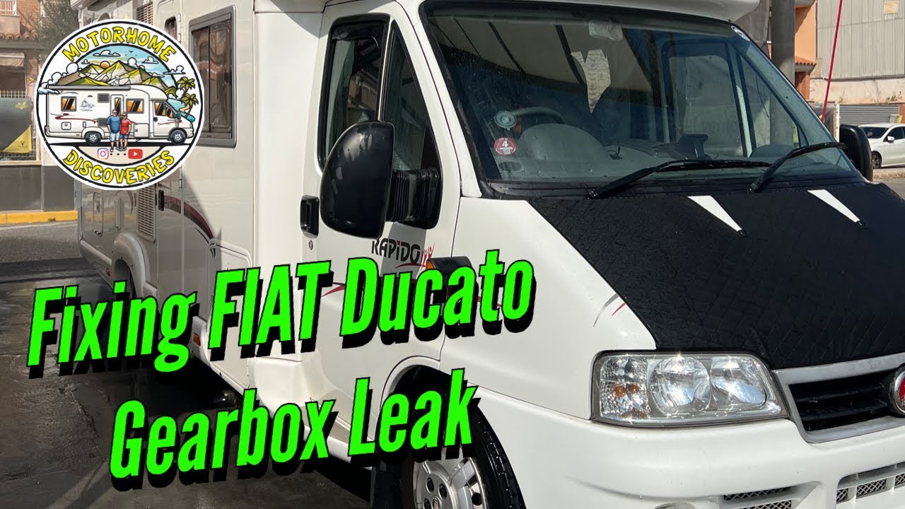 Устранение течи в коробке передач автодома FIAT DUCATO 2005 года #motorhomeuk #vanlifeuk #travelv...