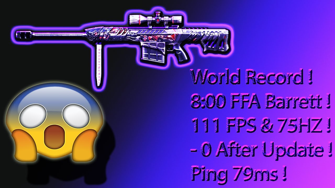 CF : FFA New Greece Sniper | World Record BARRETT ONLY 08:00 | 111FPS & 75HZ 🔥 :Q