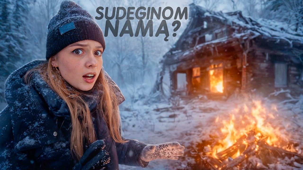 IŠGYVENOM ŽIEMĄ ir radom apleistą namą? | Knyguolis | Pildyk
