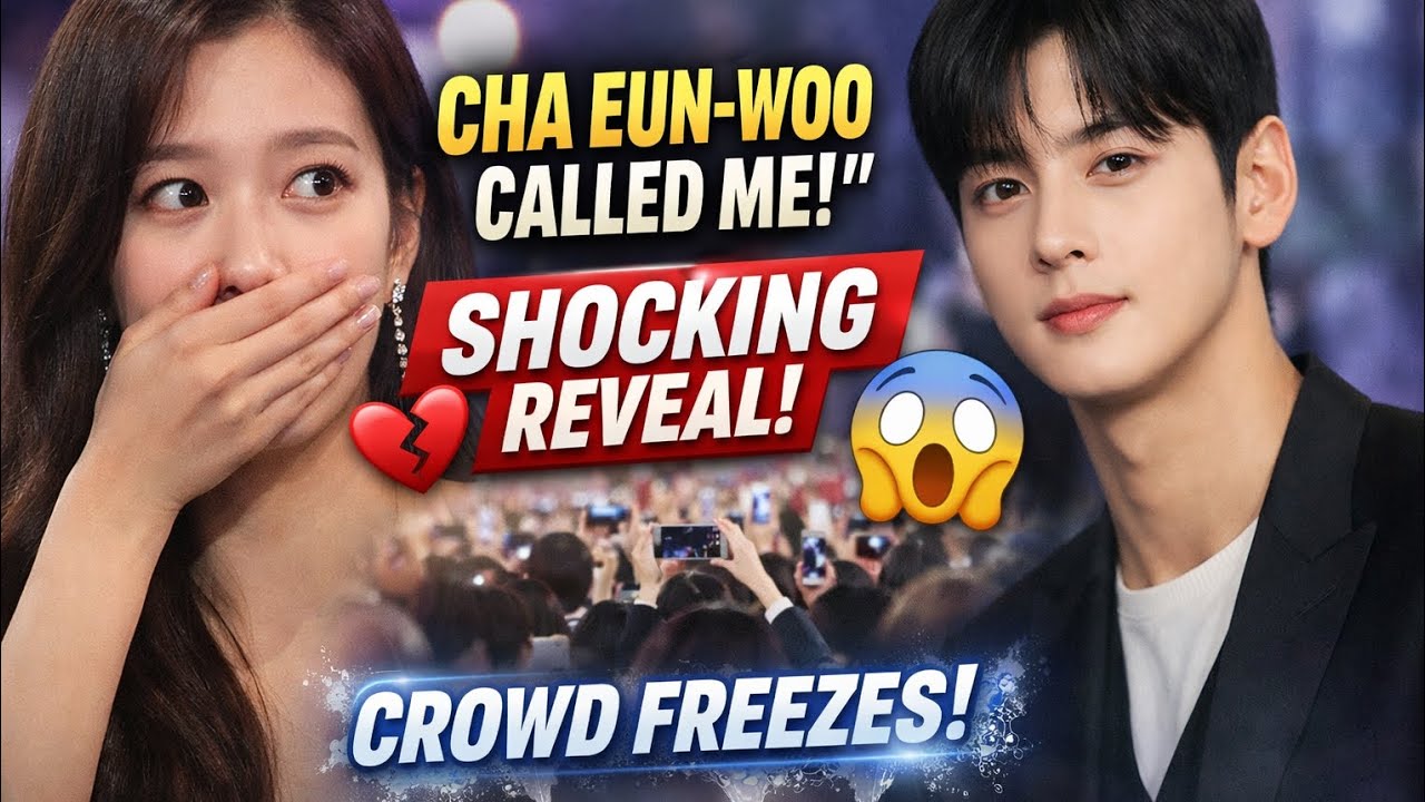Moon Ga-young’s SHOCKING Slip at Event — “Cha Eun-woo Called Me” Freezes the Entire Crowd 😱💔