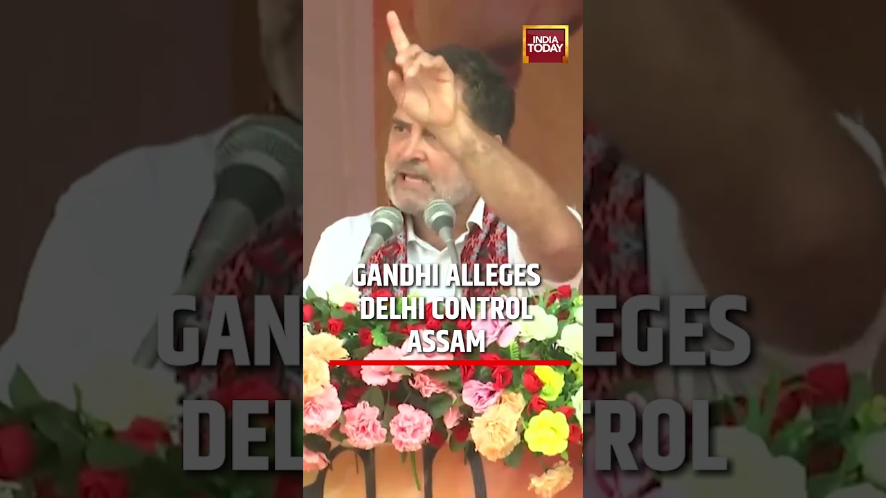 Rahul Gandhi Hits Out at Modi Says Assam Run from Delhi, Targets CM Sarma Over Claims #rahulgandhi