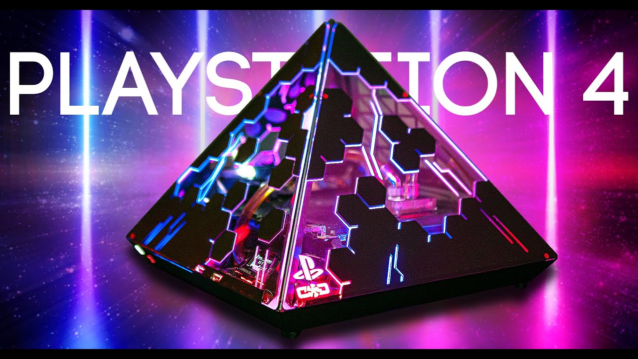 ЭКСКЛЮЗИВНАЯ PLAYSTATION 4 PRO! Водяное охлаждение, кастомный корпус и RGB!