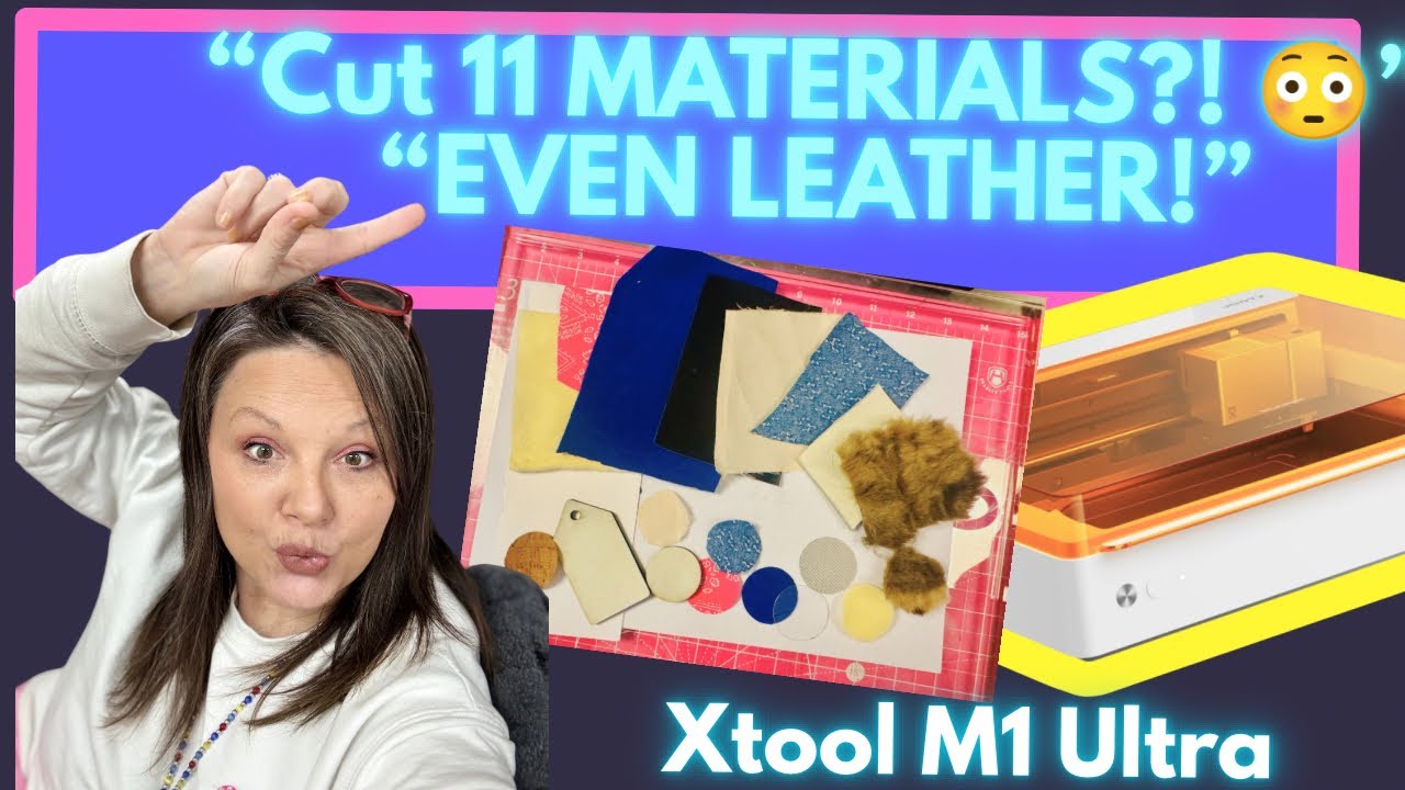 I Tested 11 NON-PAPER Materials in the xTool M1 Ultra (Even Leather!) 😳🔥