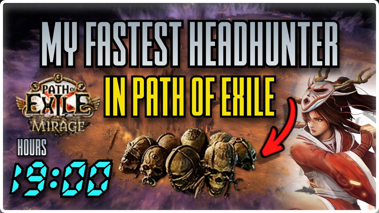 How I Farmed My Headhunter in 19 Hours in Mirage 3.28 - Path of Exile 1