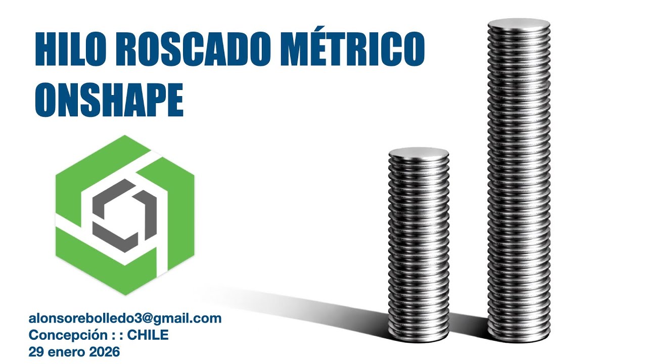 ONSHAPE: CREAR ROSCA METRICA