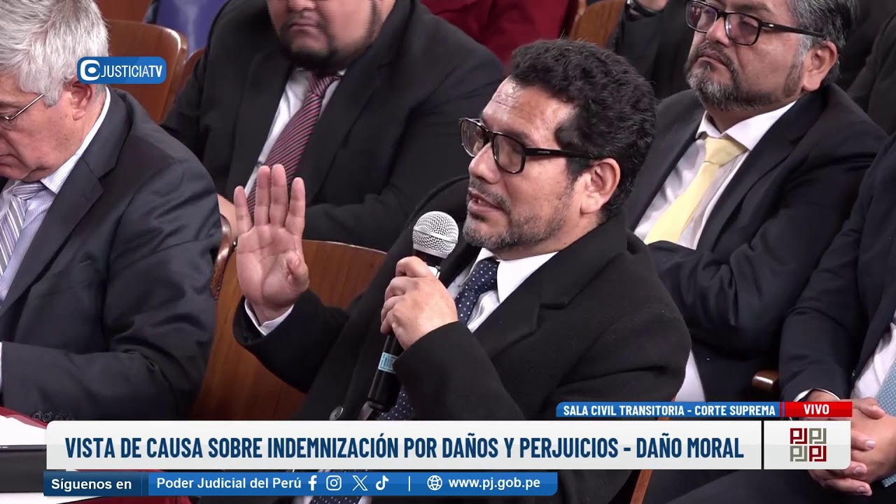 🔴#EnVivo | Vista de causa sobre Indemnización por daños y perjuicios - Daño Moral