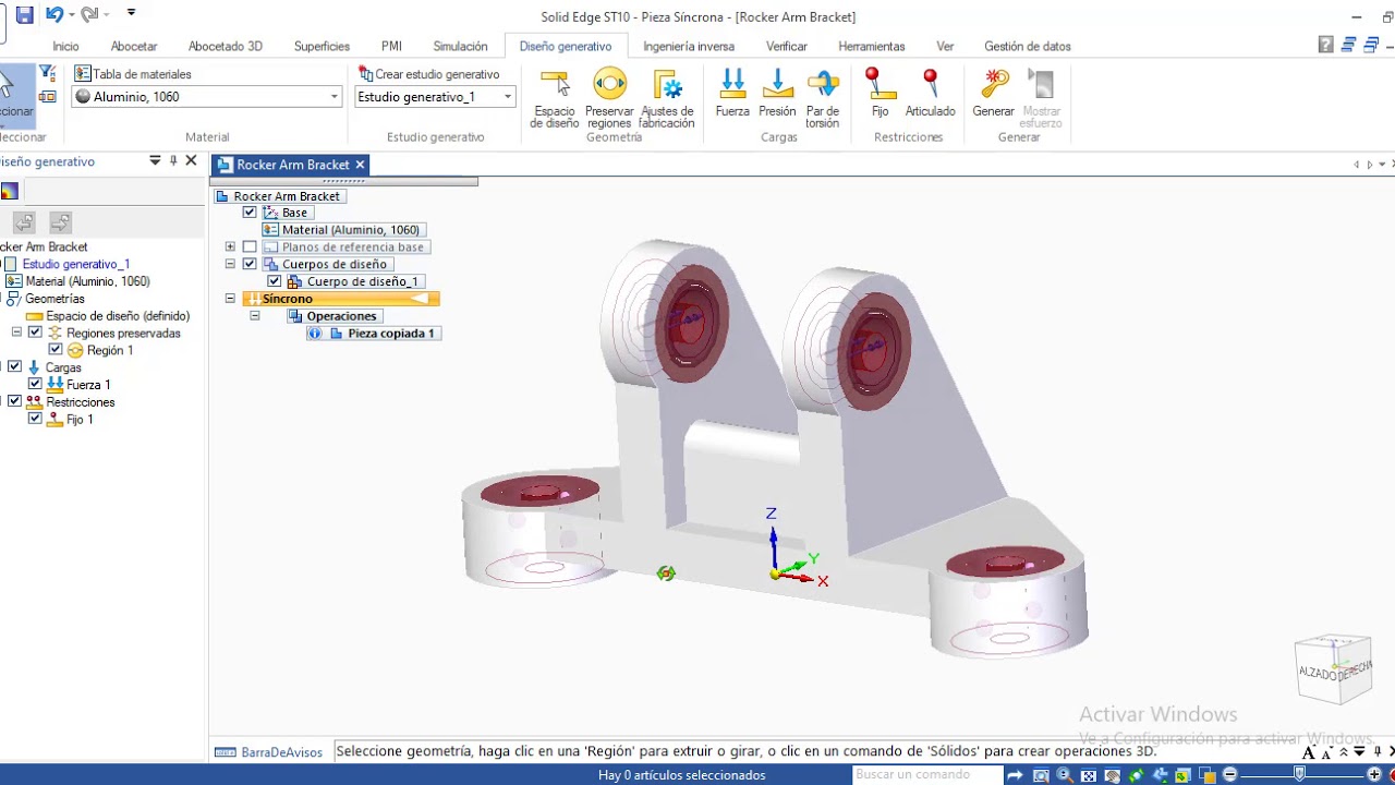 Optimizacion Diseño Generativo SolidEdge
