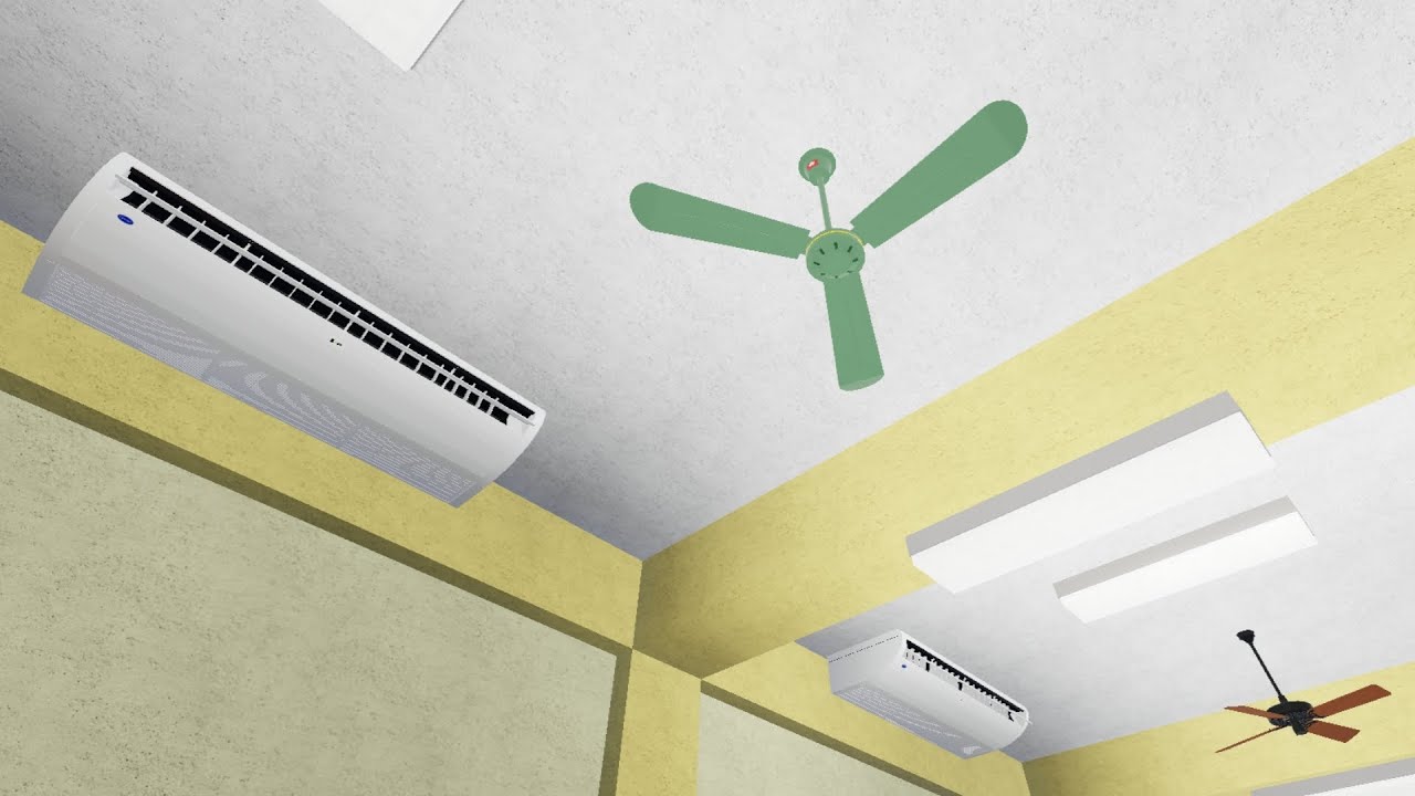 Thai School with Ceiling Fans and Air Conditioner V3 | Roblox